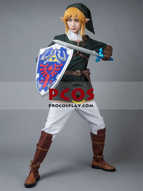 The Legend Of Zelda Twilight Princess Link Cosplay Costume Mp005623