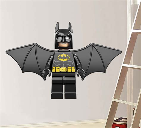 Huge Lego Flying Batman Decal Removable Wall Sticker Home Decor Art