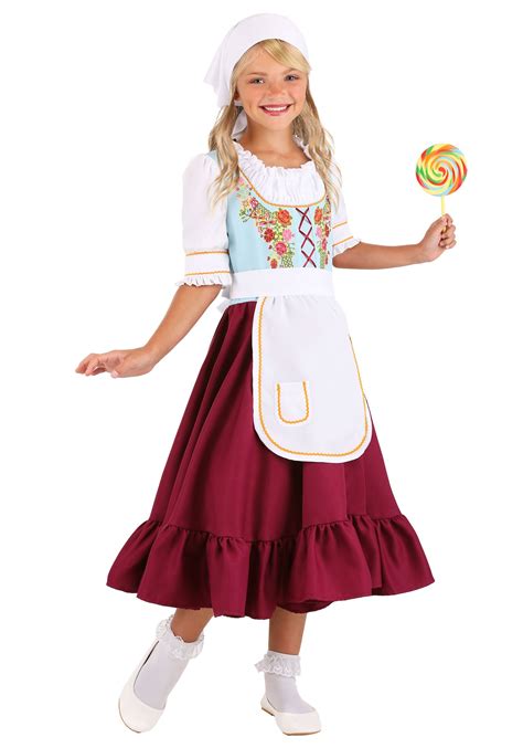 Storybook Gretel Costume For Girls