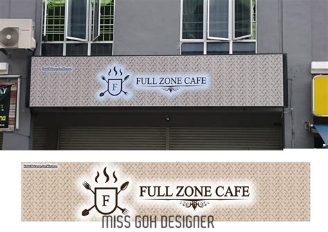 Full Zone Cafe Signboard Design