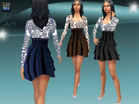 Swing Dress By Zuckerschnute20 At Tsr Sims 4 Updates