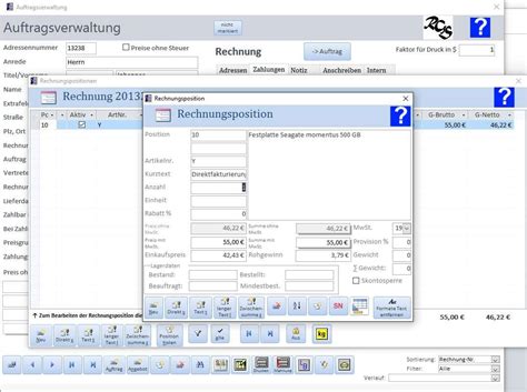 Anzeige einer übersicht aller erstellten rechnungen nach zeiträumen, die sich beliebige durchsuchen und filtern lässt. FAKTURA für Windows | heise Download