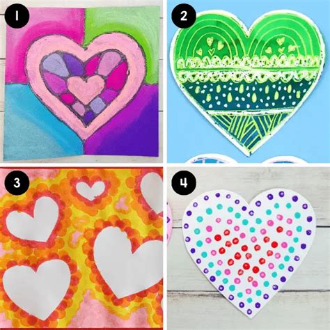 44 Easy Heart Crafts For Kids