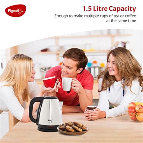 Pigeon By Stovekraft Amaze Plus Electric Kettle 14289 With Stainless