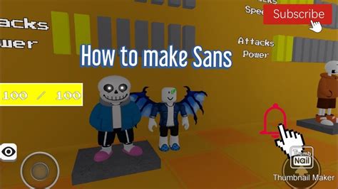 How To Make Sans From Undertale In Roblox Youtube