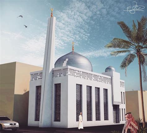 Image result for small masjid design | Arsitektur islami, Arsitektur