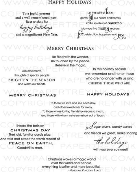 Inside And Out Holiday Stamp Set Papertrey Ink Clear Stamps Dies Paper