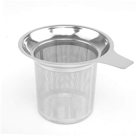 Super fine 200 mesh strainer for all nylon fine mesh is durable reusable washed clean everytime! Tea Strainers Tea Leaves Separator Funnel Round Edge Single-Wire Mesh Filter Stainless Steel ...