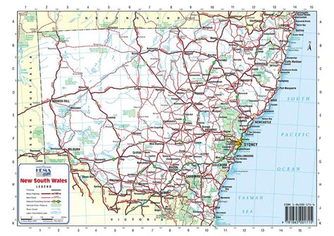 Australia Road Maps Nsw