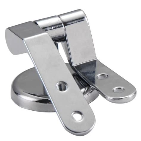 Toilet Seat Hinges Mountings Set Chrome Hinges Zinc Alloy Replacement