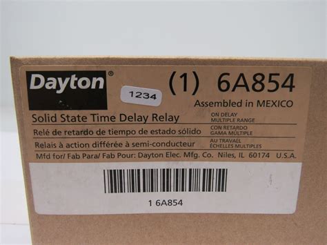 A time delay relay is a combination of an electromechanical when dayton timer reaches end of countdown, circuit going to load is turned 6a855 manual install jumper wire between a and 7 to put 120v to timer relay. Dayton 6A854 Time Delay Relay 120VAC/DC Coil 10A | eBay