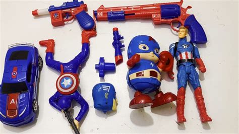 my latest cheapest captain america toys collection avengers toys captain america dancing robot