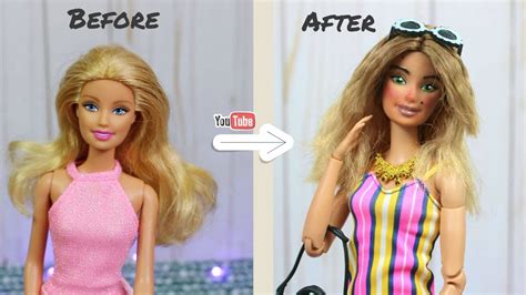 Extreme Barbie Doll Makeovertransformation Barbies Awesome World Youtube
