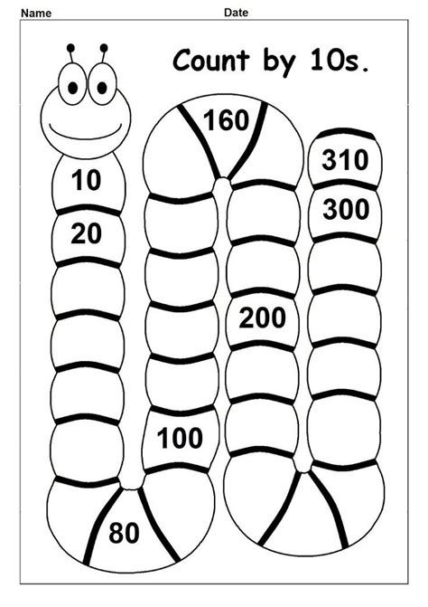 Count By 10s Worksheets Activity Shelter