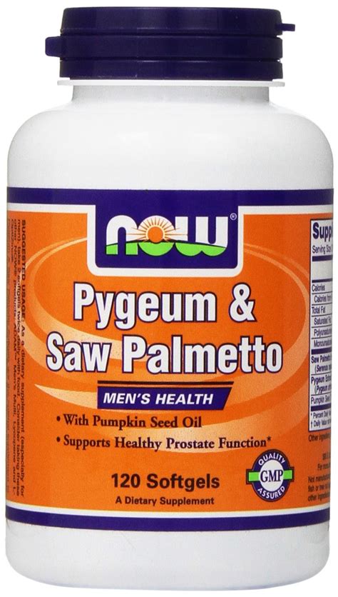 Saw palmetto is not as effective as prescription hair loss treatments like finasteride or dutasteride. NOW Foods Pygeum, Saw Palmetto, and Pumpkin Seed Oil ...