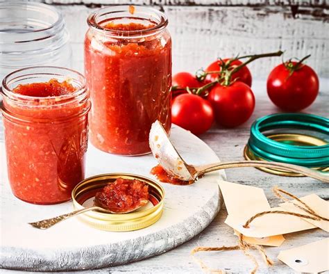 Easy Tomato Jam Recipe Tomato Jam Spicy Recipes Recipes