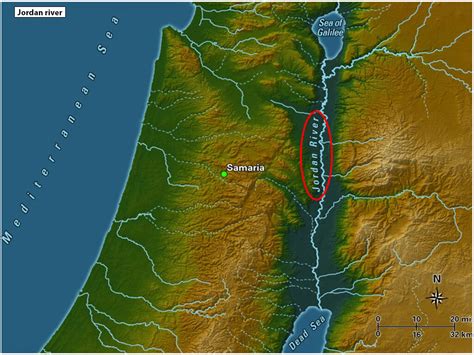 Jordan River Map Where Is The Jordan River Ocated On Map