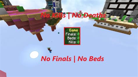 No Stats Challenge Hypixel Bedwars Youtube