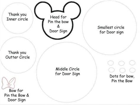 Mickey Mouse Ears Template Diy Snow White Mickey Mouse Ears Ornament