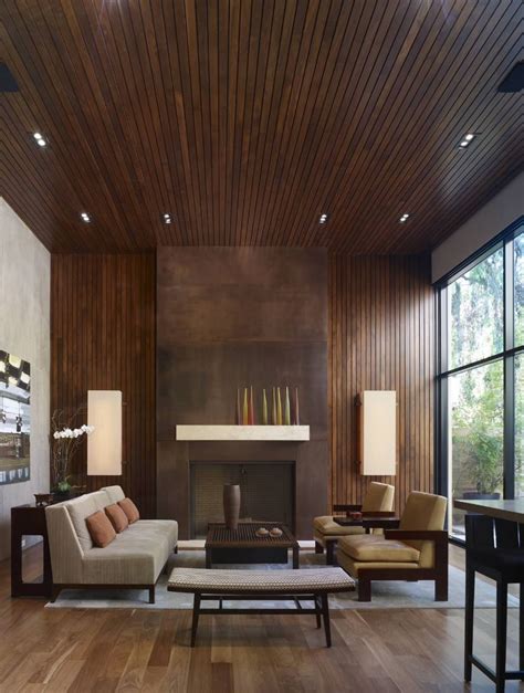 These days wood paneling can be reinvented into something modern and not the least bit. 20 Rooms with Modern Wood Paneling