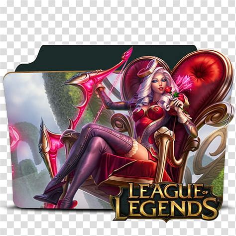 League Of Legends Folder Icon Ashe Version Transparent Background Png