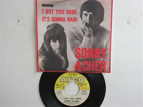 💥sonny And Cher Hit 45 Picture I Got You Babe 1965💥 Ebay