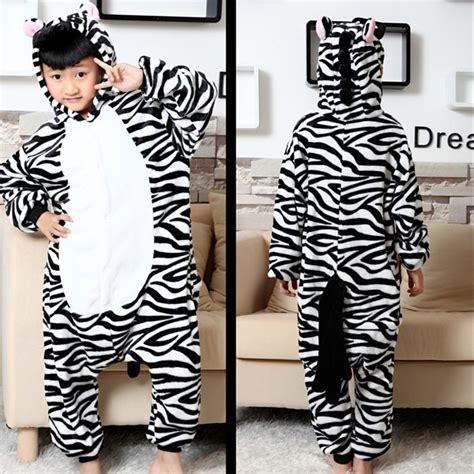 Cute Animal Pajamas Lovely Zebra Onesie For Kids Funny Children Animal