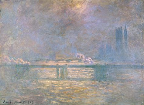 The Thames At Charing Cross Claude Monet Als Reproductie Kunstdruk Of