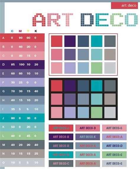 Pin By Naveed Siddiqui On Color Theory Art Deco Colors Art Deco Color Art Deco Color Scheme