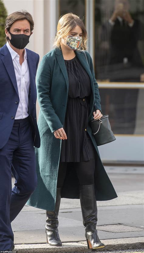 George's chapel at windsor castle in england. Pregnant Princess Eugenie Is Seen For The First Time Since ...