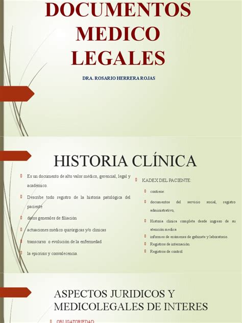 Documentos Medico Legales Practica Pdf Historial Médico Cuidado