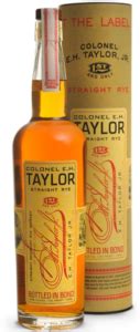 Is there anything better than a bourbon whiskey named after an old dude with initials for a first name? 콜로넬 에드먼드 헤인즈 테일러 스트레이트 라이 (Colonel E.H. Taylor Straight ...