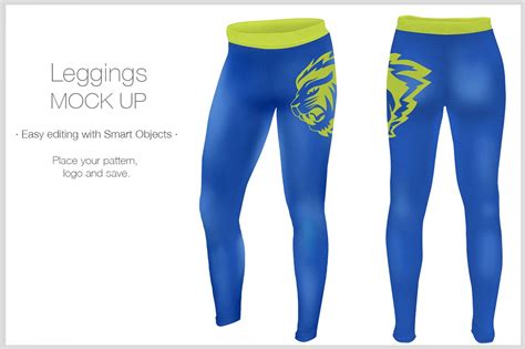 unisex leggings mock  creative product mockups creative market