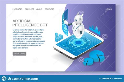 Landing pages are the cornerstone of online marketing and can make or break your business. Artificial Intelligence Landing Page Website Vector ...