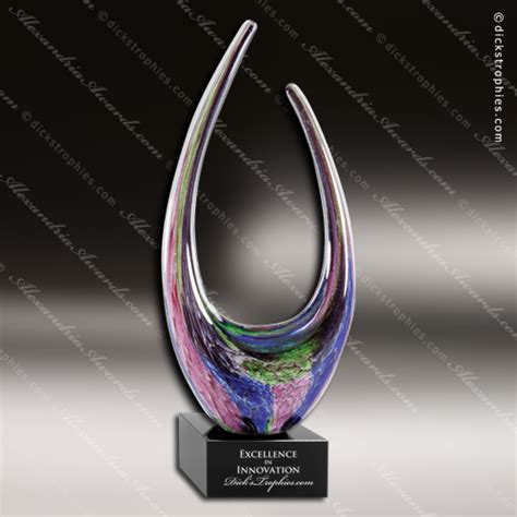 Glass Art Trophy Awards