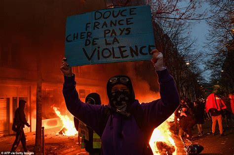 Riots In Paris As Furious Masked Mob Set Cars On Fire And Throw Molotov