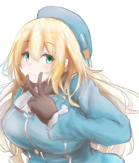 Wallpaper Anime Girls Atago Kancolle Kantai Collection Long Hair Blonde Big Boobs