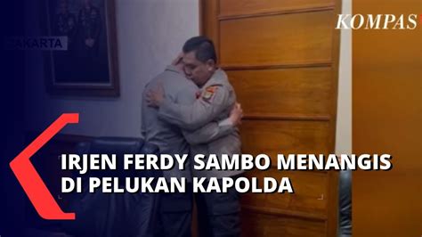 Momen Haru Kapolda Metro Jaya Dukung Irjen Ferdy Sambo Tangis Pecah
