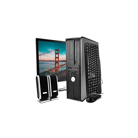 Dell Desktop Computer Package With Wifi Dual Core 20ghz 80gb 2gb