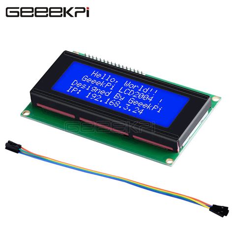 Geeekpi Original Módulo Lcd Iici2c 2004 Pantalla De 20x4 Caracteres