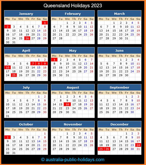 Australia Calendar 2023 Free Printable Pdf Templates 2023 Australia