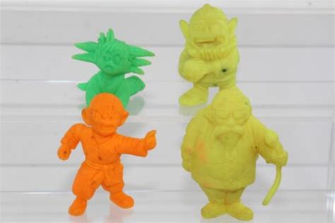 Lot Of 4 Yolanda Toei Dragon Ball Son Goku Roshi Krilin Pilaf Pvc Figures Ebay