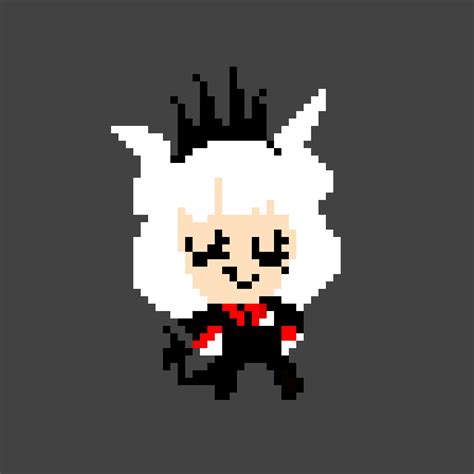 First Pixel Art I Have Made Its Lucifer From Helltaker Rpixelart