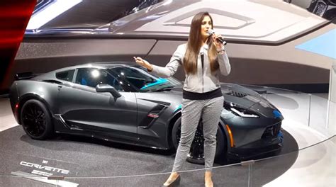 Video Corvette Grand Sport Presentation By Chevy Girl At Geneva Motor