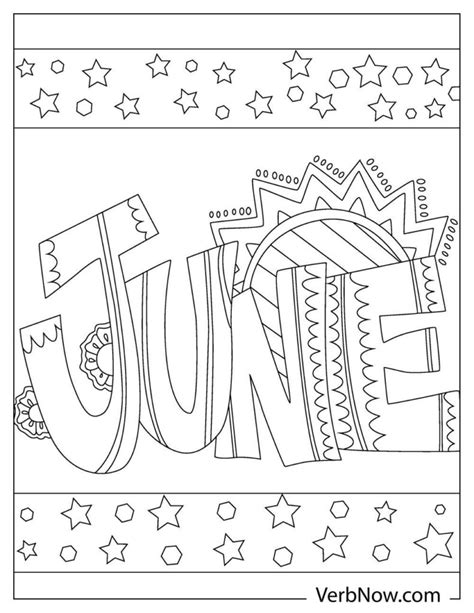 June Coloring Pages To Print