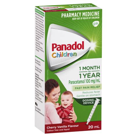 Panadol Children 1 Month 1 Year Baby Drops With Dosing Device Fever