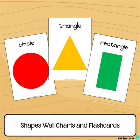 Little One Flashcards And Wall Charts Shapes