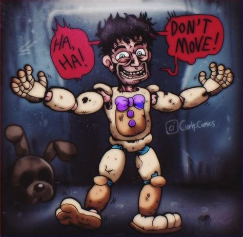 A Kind Of Redraw Of The Silver Eyes Page With William Afton Fivenightsatfreddys Afton
