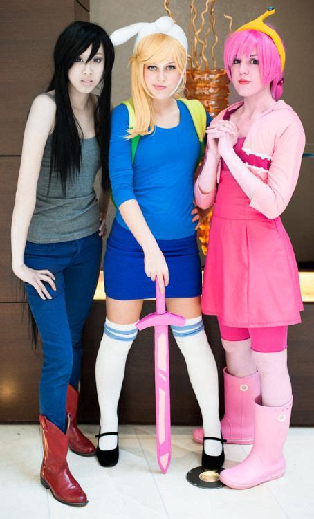 Marceline Fionna And Princess Bubblegum Cosplay Globbin