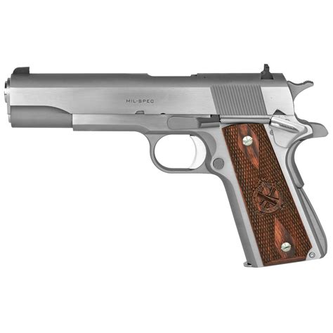 Springfield 1911 Mil Spec Full Size 45 Acp Pistol Stainless Steel